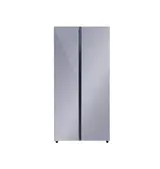 Отдельностоящий холодильник LEX LSB520SlGID (Серебристый/Стекло)