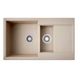 Кухонная мойка Omoikiri Daisen 86-2-SA (4993478) Бежевый
