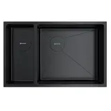 Кухонная мойка Omoikiri Taki 69-2-U/IF-GB-R Side (4993183) графит