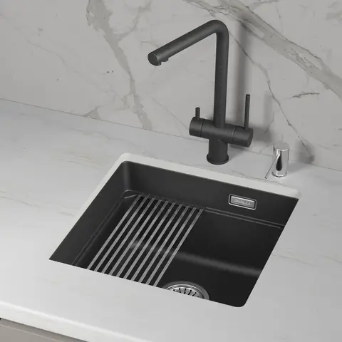 Кухонная мойка Granula KS-4501iU (450*450) Черный