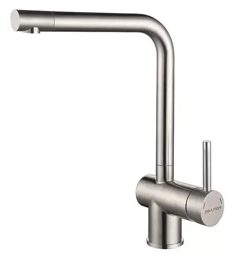 Смеситель Paulmark Spring Нержавеющая сталь SS/BS