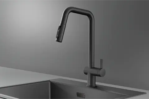 Смеситель Granula KS-7273 Графит Матовый