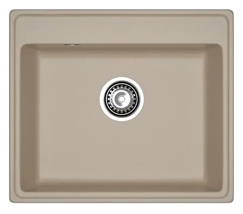 Кухонная мойка Granfest Vertex 580 (580*500) Песочный