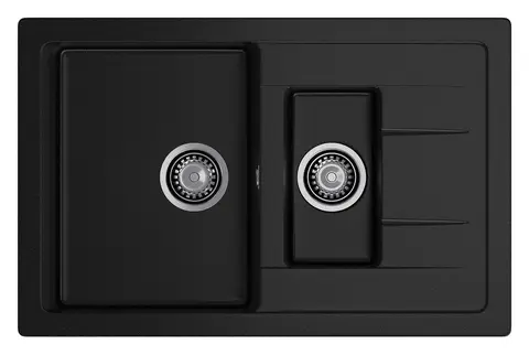 Кухонная мойка Granfest Quadro 775KL (765*495) Черный